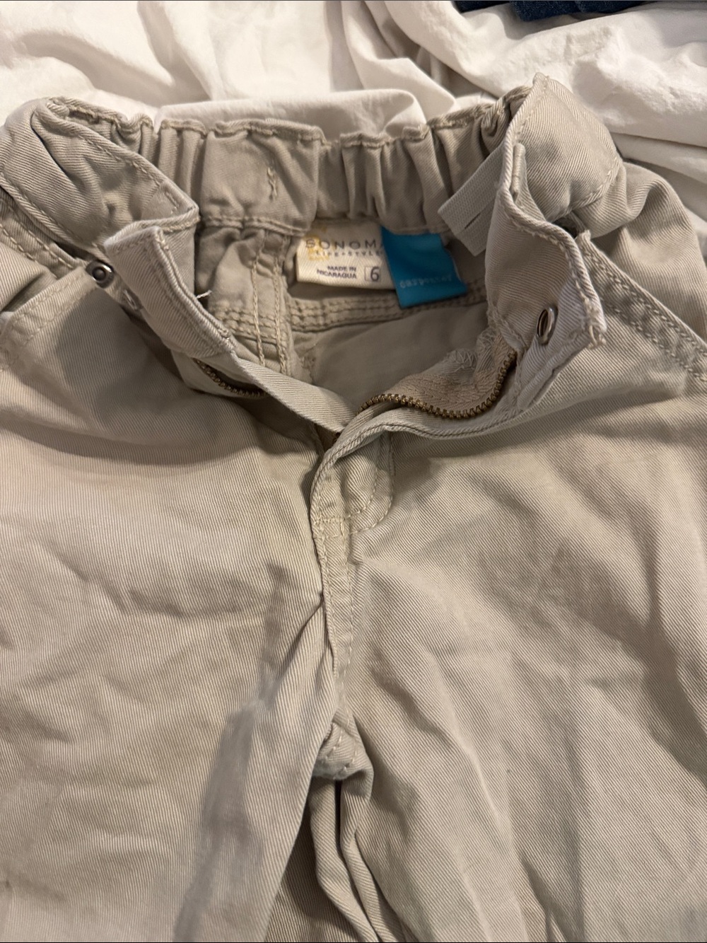 Sonoma Kids Casual Bottoms in Light Khaki